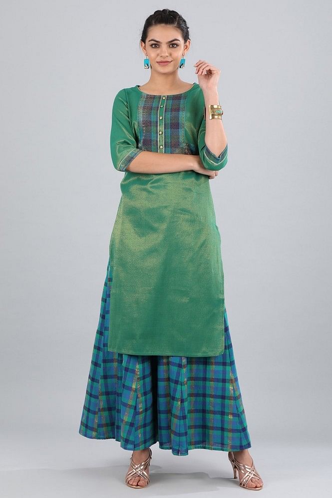Green kurta