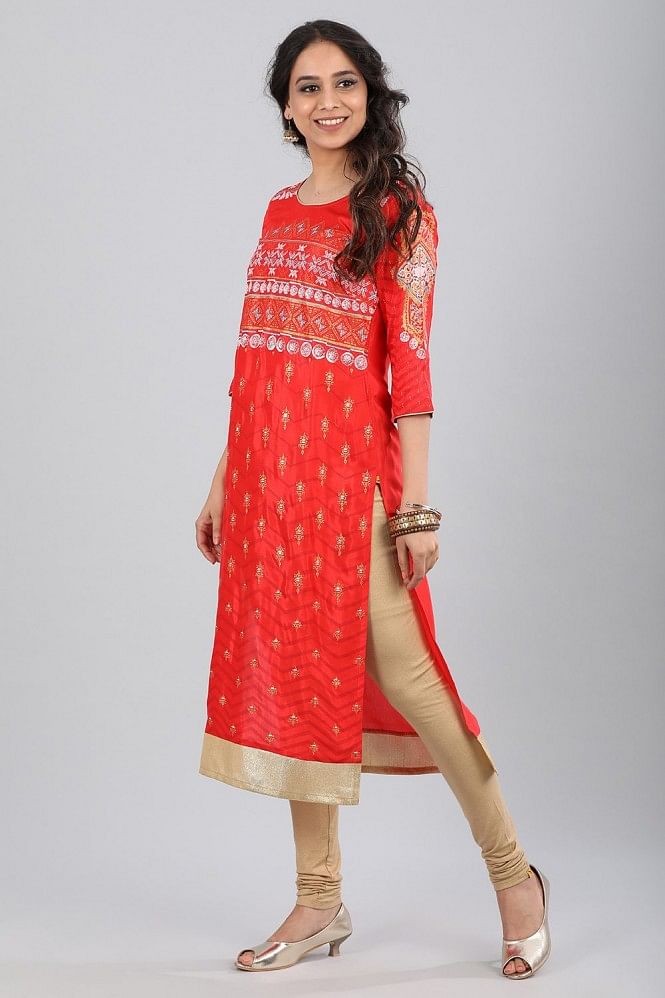 Red kurta