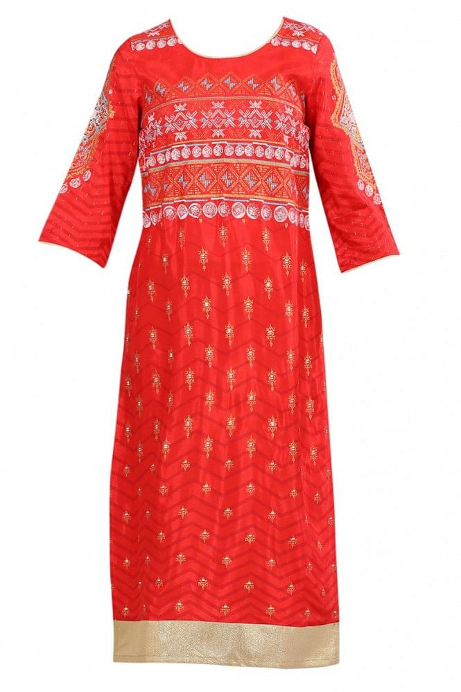 Red kurta