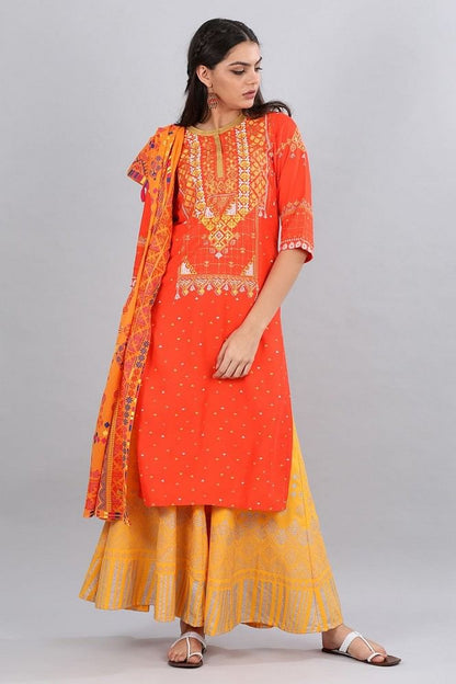 Orange kurta
