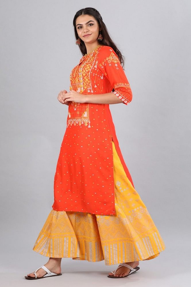 Orange kurta