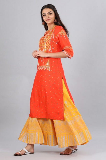 Orange kurta
