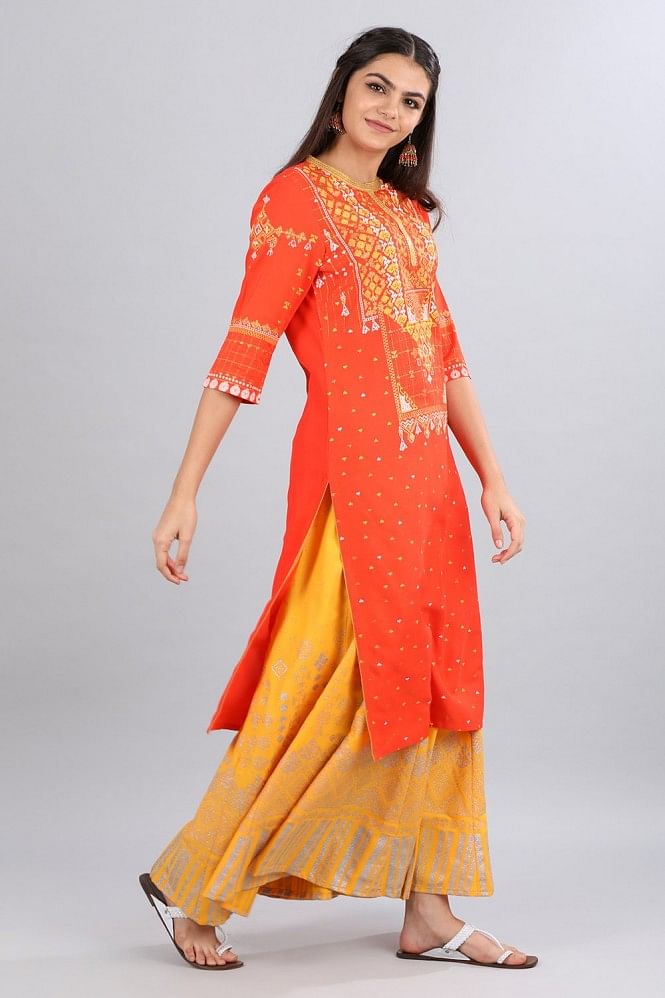 Orange kurta