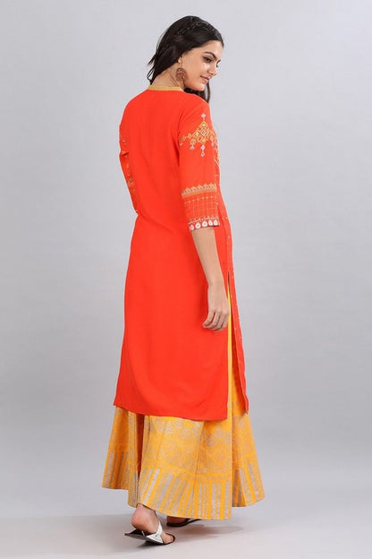 Orange kurta