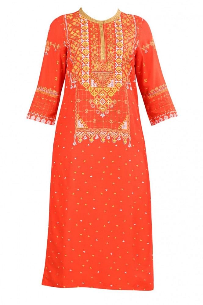 Orange kurta