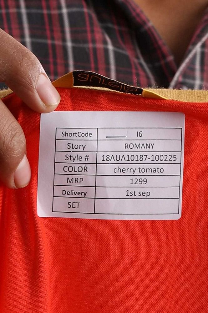 Orange kurta