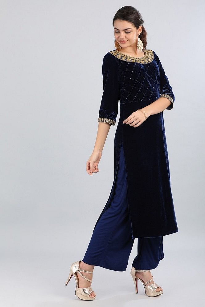 Blue kurta Set