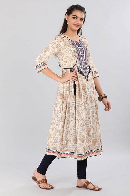 Natural kurta Set