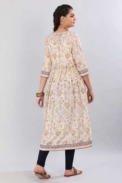 Natural kurta Set