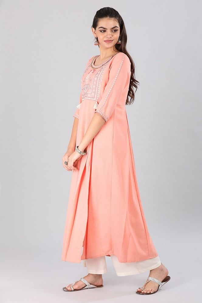Pink kurta Set