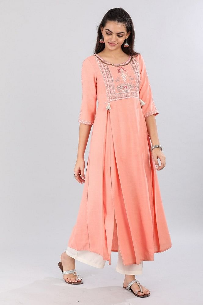 Pink kurta Set