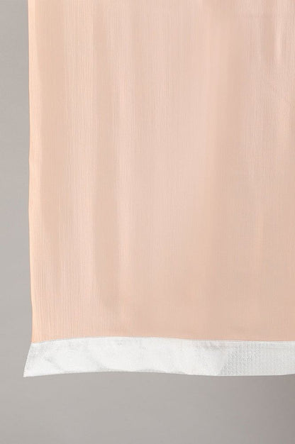 Peach-Coloured Embroidery kurta Set
