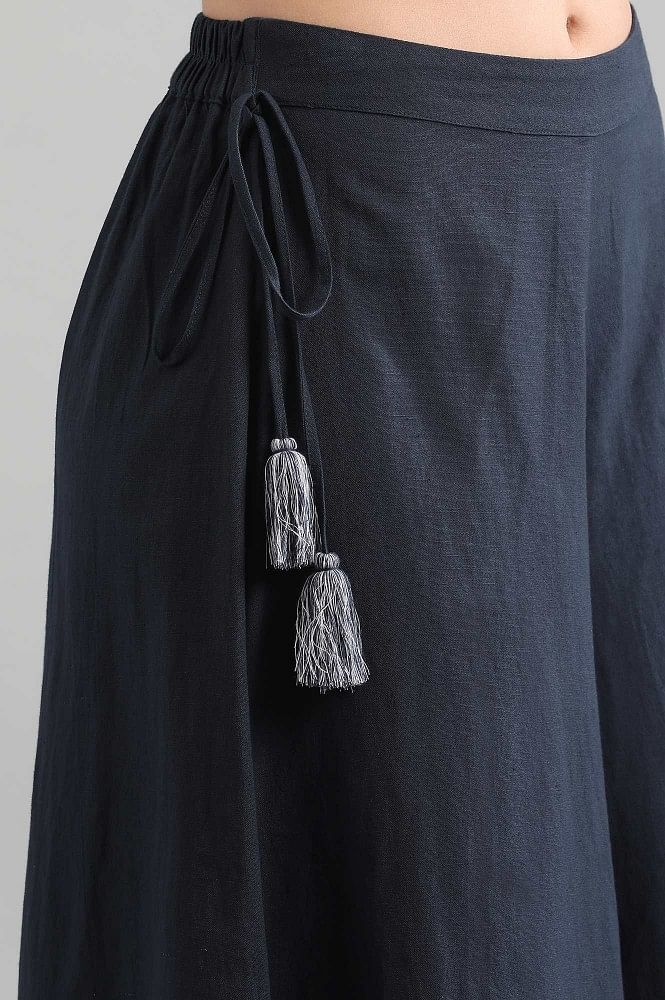 Blue Round Neck Set