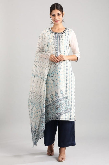 Green Round Neck kurta Set